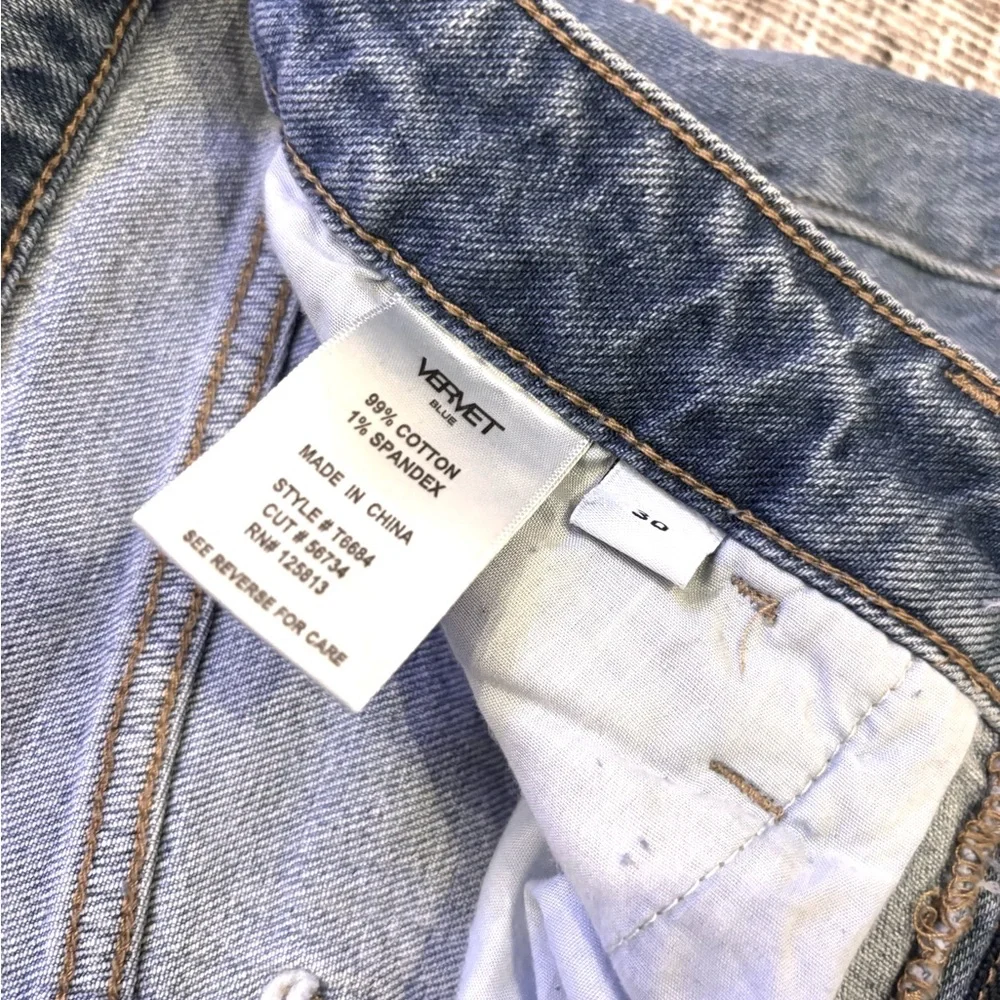 Vervet Wide Leg Blue Jeans Women's 30 NWT - Picture 4 of 5